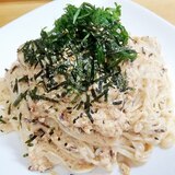 たらこの冷製パスタ風そうめん